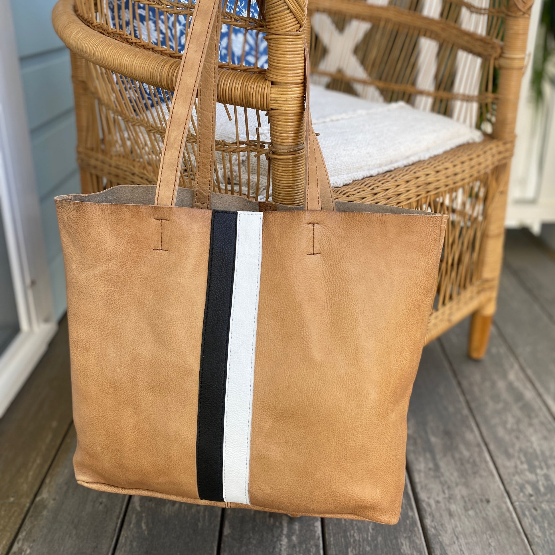 Racer Stripe Tote