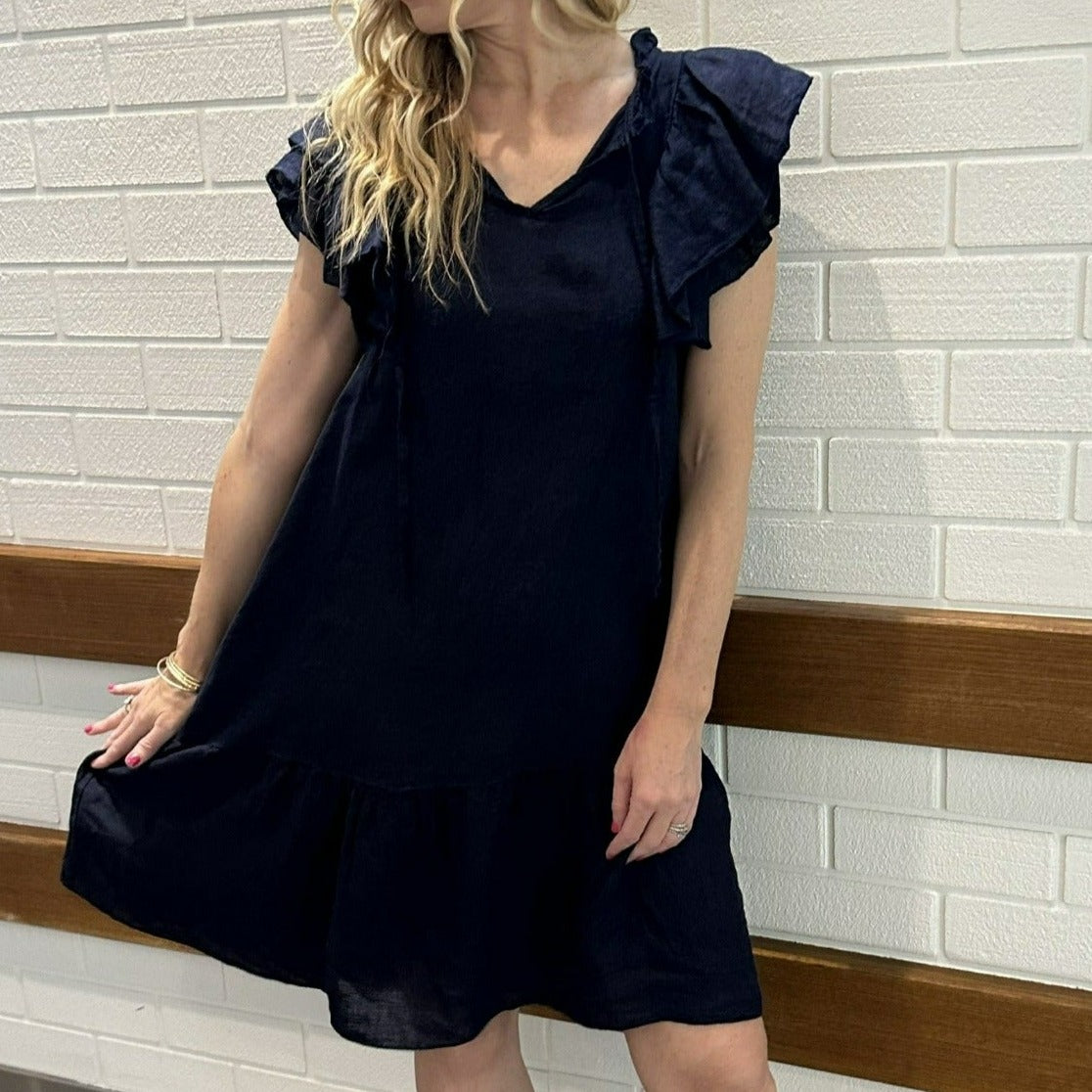 Eliarne Dress - Navy