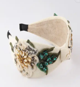 Wide Knot Floral Headband