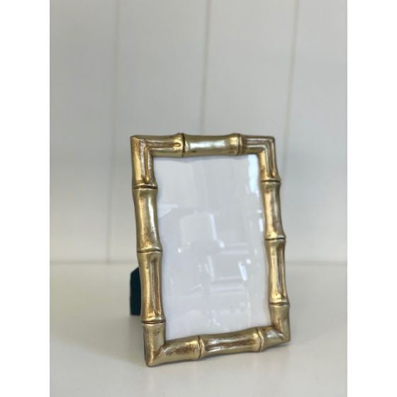 Chunky  Gold Bamboo Frame 5x7&quot;