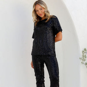 Serata Sequin Top